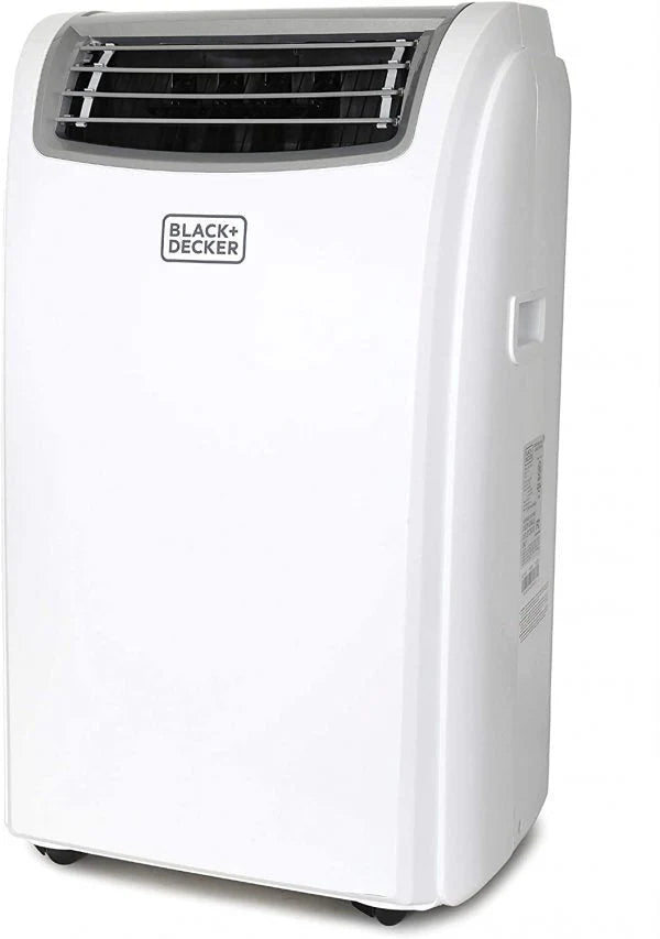 BLACK?訑 14,000 BTU Portable Air Conditioner with Heat and Remote Control, White
