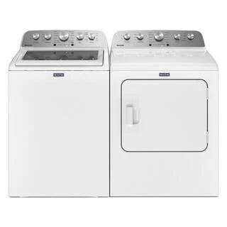 Maytag 4.8 cu. ft. Top Load Washer with Extra Power Boost, White a?? MVW5430MW