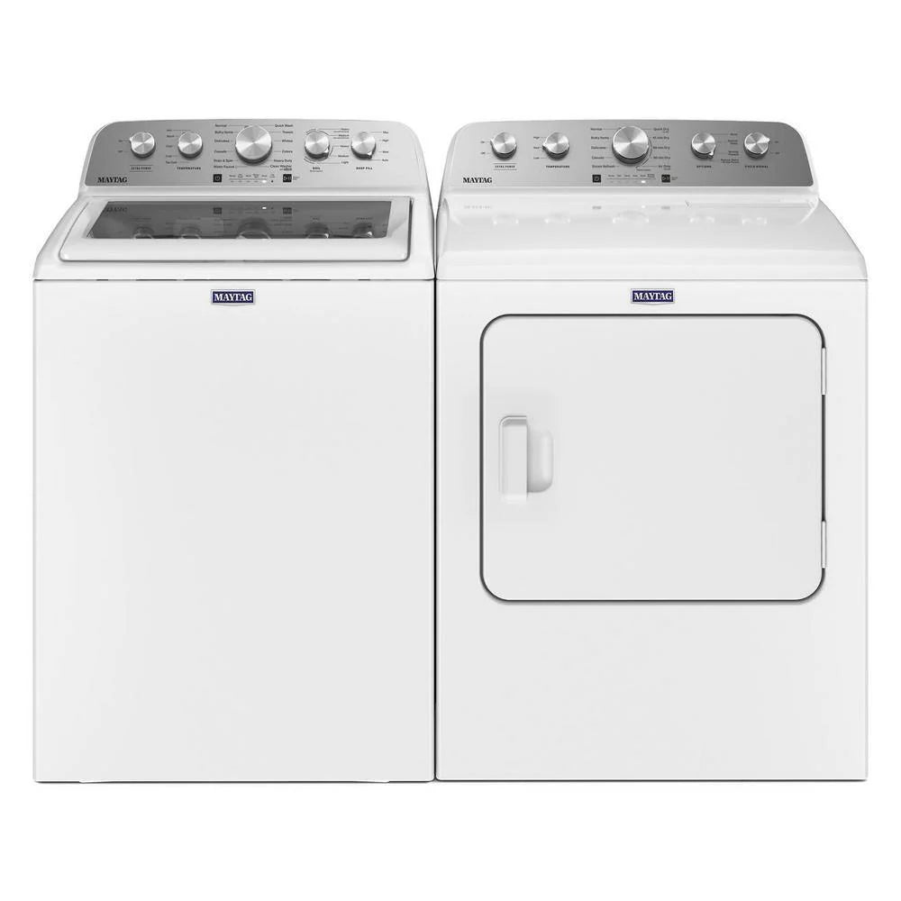 Maytag 4.8 cu. ft. Top Load Washer with Extra Power Boost, White a?? MVW5430MW