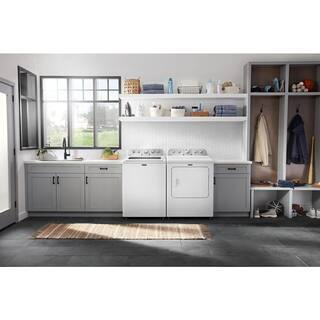 Maytag 4.8 cu. ft. Top Load Washer with Extra Power Boost, White a?? MVW5430MW