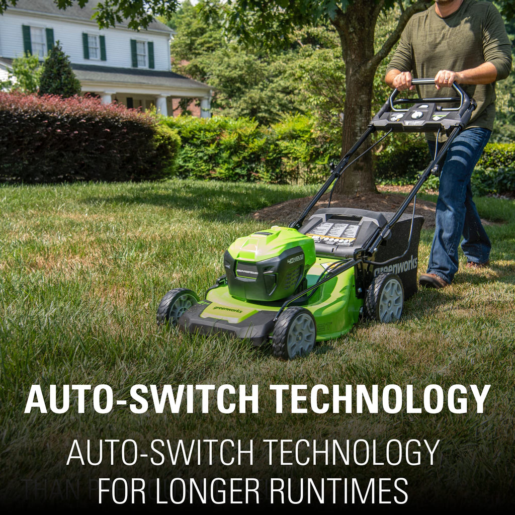 80V Cordless 21a?2a?2 Self-Propelled Brushless Lawn Mower | Greenworks