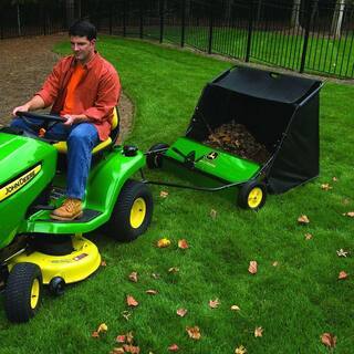 John Deere 42a?2a?2 Tow-Behind Lawn Sweeper, 24 cu. ft. Capacity, Adjustable Brushes