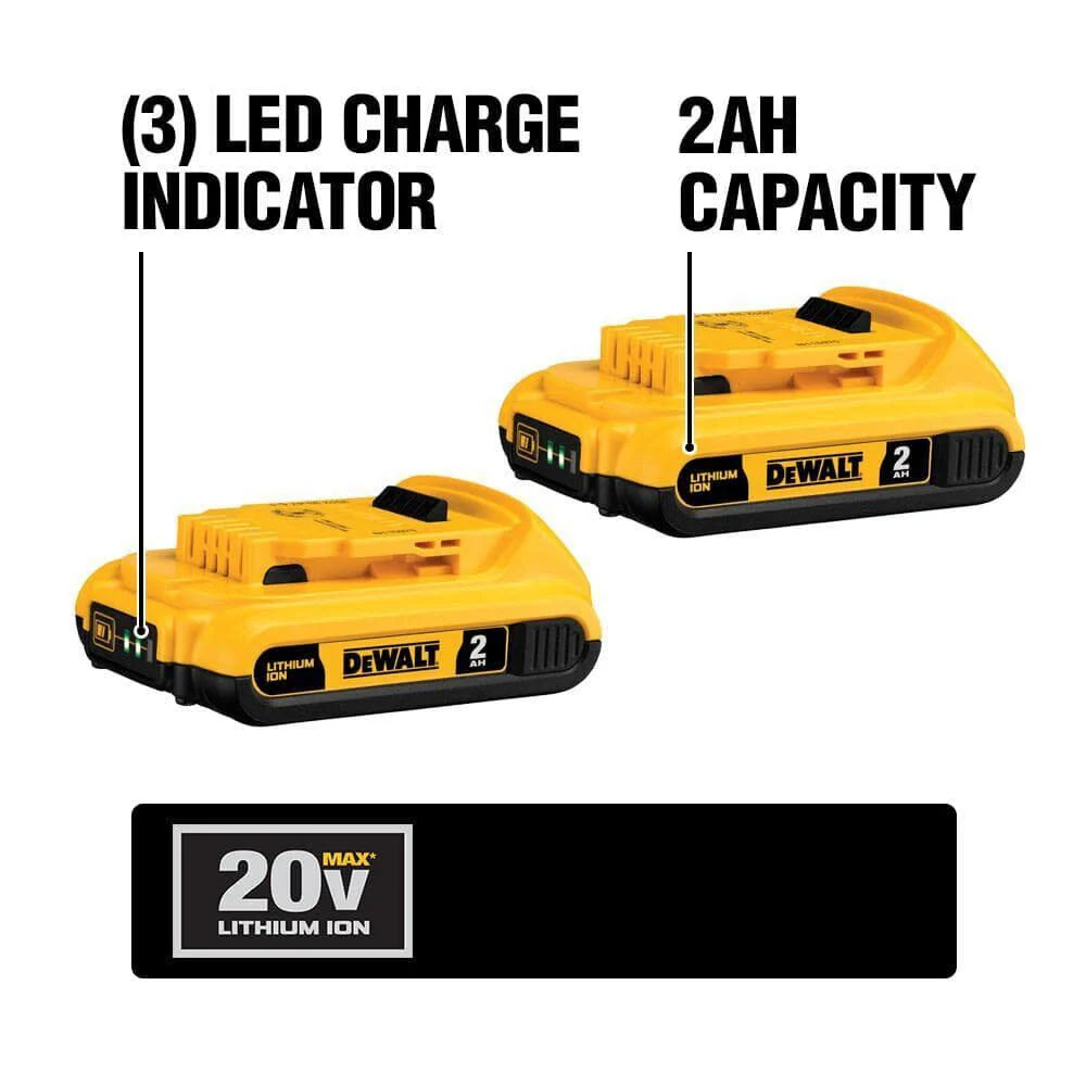 20V MAX 10-Tool Combo Kit DCK1020D2 with Batteries & Charger