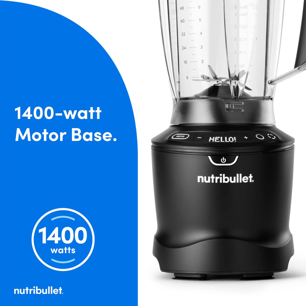 nutribullet SmartSense Blender Combo, 1400 Watt Gunmetal
