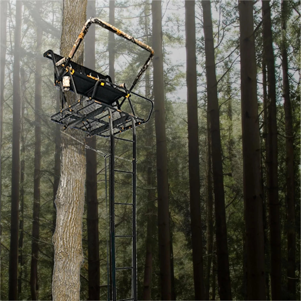 MUDDY Nexus XTL Ladder Tree Stand, 20ft, 500lb Capacity, 2-Person