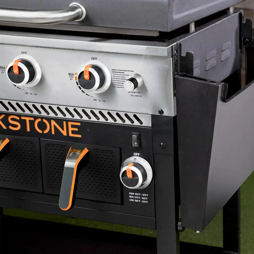e??￥Clearance Salee??￥Blackstone 2-Burner 28 Griddle with Electric Air Fryer and Hood