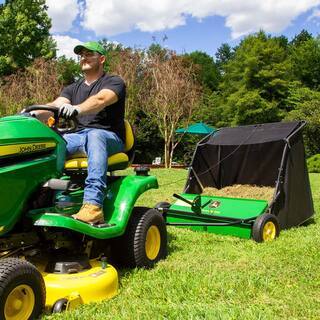 John Deere 42a?2a?2 Tow-Behind Lawn Sweeper, 24 cu. ft. Capacity, Adjustable Brushes